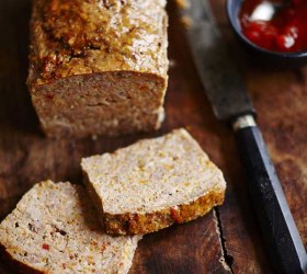 Beef & Pork Meatloaf with Sesame, Ginger & Soy Glaze Beef & Pork Meatloaf with Sesame, Ginger & Soy Glaze