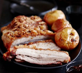 Roasted Pork Belly with Sweet Soy & Ginger Sauce Roasted Pork Belly with Sweet Soy & Ginger Sauce