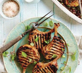 Grilled Pork Chops with Citrus Quinoa Salad Grilled Pork Chops with Citrus Quinoa Salad